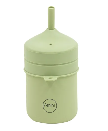 Amini Silicon Drinking Cup - Olive Green