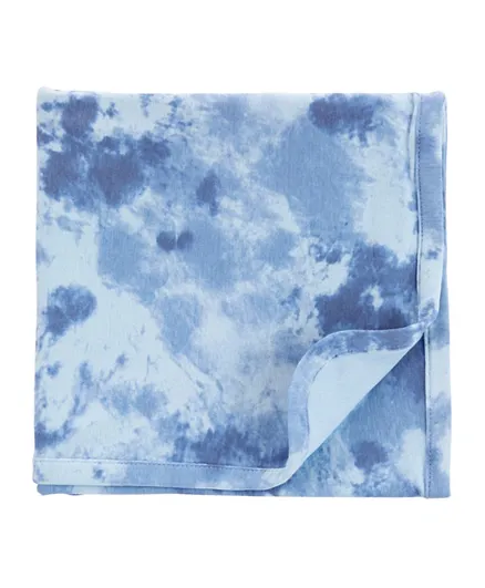 Carter's Tie Dye Cotton Blanket - Blue