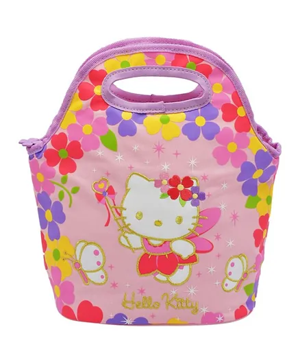 Hello Kitty Floral Printed Fairy KT Insulated Lunch Bag - Pink