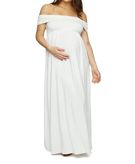 Mums & Bumps Rachel Pally Midsummer Maternity Dress - White