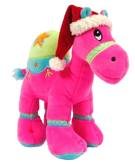 Fay Lawson Camel Dark Pink with Santa Hat - 18 cm