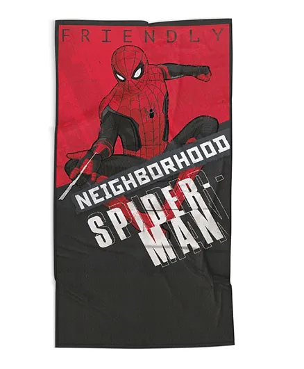 Spider Man No Way Home Beach Towel - Red