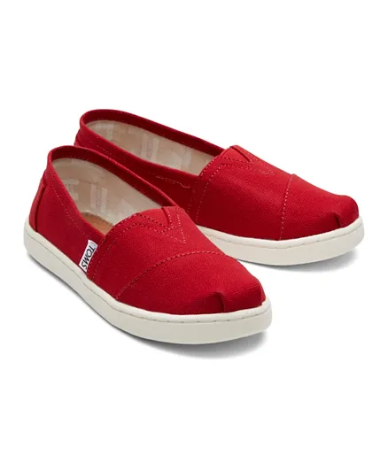 Toms Original Classic Alpargata Shoes - Red