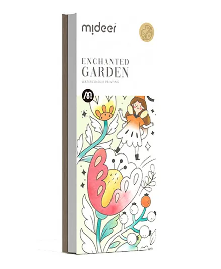 Mideer Enchanted Garden Paint with Water Booklet