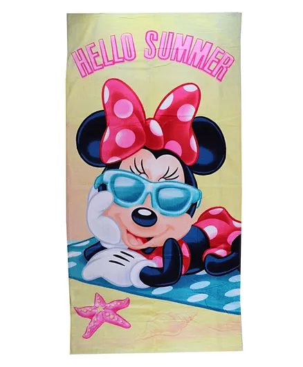 Disney Minnie Printed Beach Towel for Girls - Multicolor