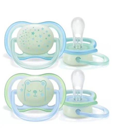 Philips Avent Silicone Ultra Air Soother - 2 Pieces
