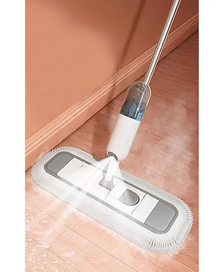 Danube Home Harmony Revolving Spray Mop with Cloth 290201000190 - Grey