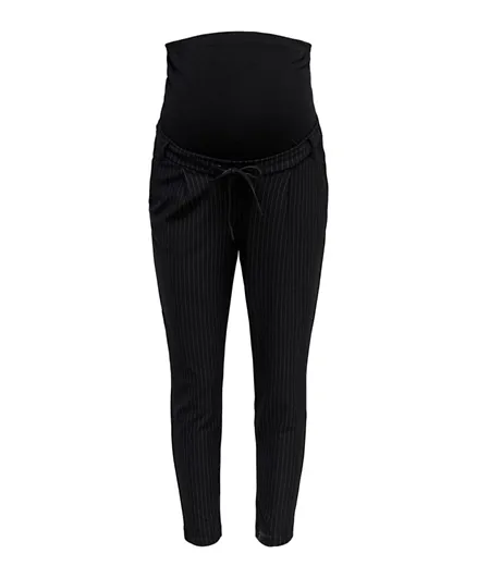 Only Maternity Mama Poptrash Trousers - Black