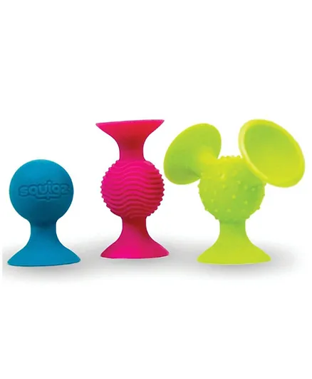 Fat Brain Toys PipSquigz Multicolour - 3 Pieces