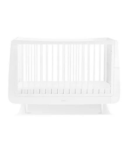 Snuz SnuzKot Skandi Convertible Nursery Cot Bed with 3 Mattress Height - White