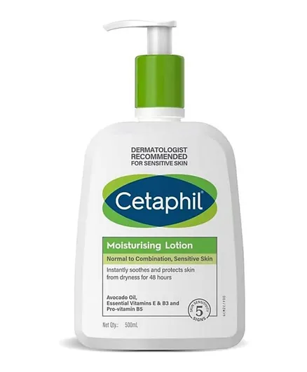 Cetaphil Normal to Combination and Sensitive Skin Moisturizing Lotion - 500 ml