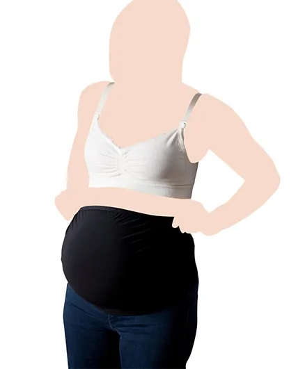 Carriwell Over-Belly Soft Adjustable Maternity Support Belt - Black