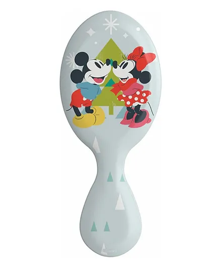 Wetbrush Mini Detangler Mickey and Minnie Holiday Magic-White