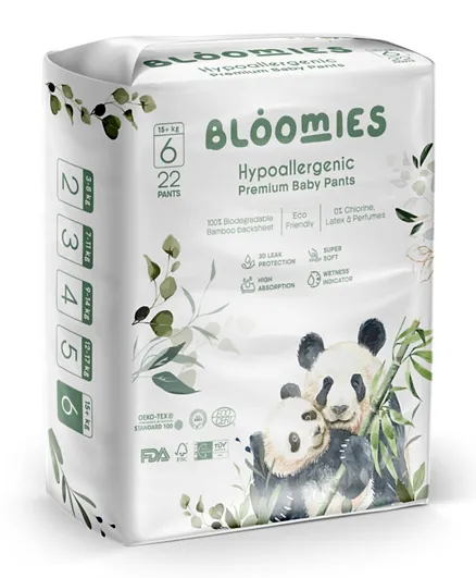 Bloomies 3D Leak Protection Premium Baby Training Pants Size 6 - 22 Pieces