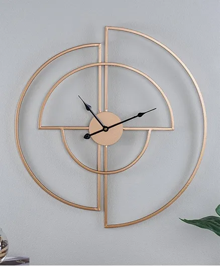 PAN Home Philippe Wall Clock Gold - 60 cm