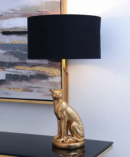 PAN Home Jaguar E27 Table Lamp - Gold