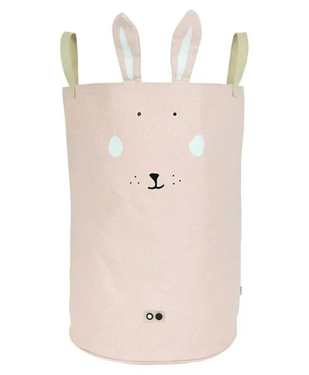 Trixie Rabbit Large Cotton Toy Bag - Pink