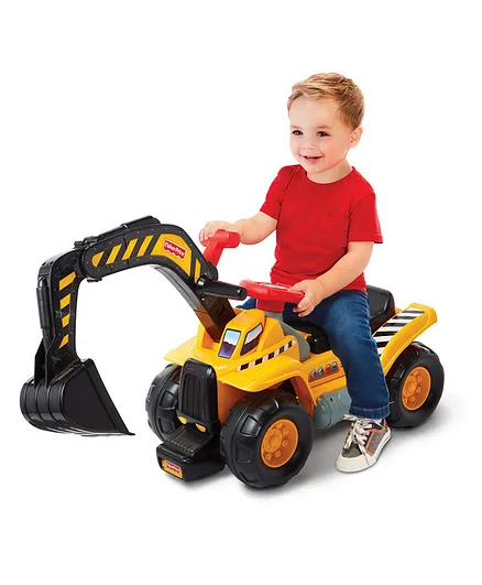 Fisher Price Big Action Dig N Ride - Yellow