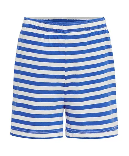 Only Kids Striped Shorts - Strong Blue