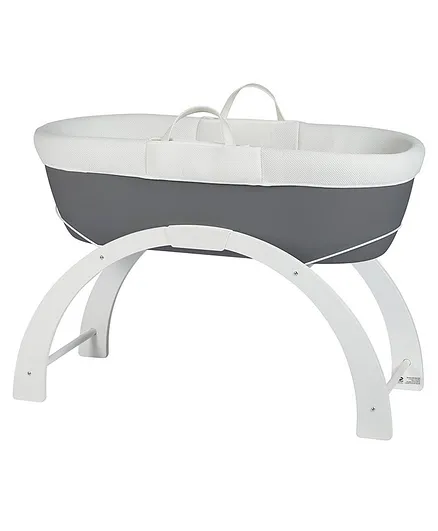 Shnuggle Dreami Baby Sleeper Base Plus 2 In 1 Curve Stand - Slate Grey