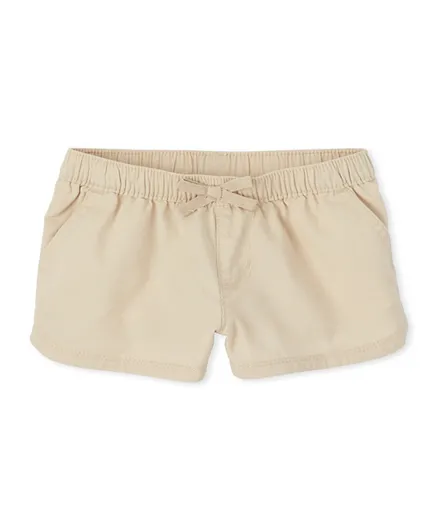 The Children's Place Elastic Waist Shorts - Beige
