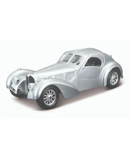 Bburago Die-cast Bugatti Atlantic Car 1:24 Scale Model - Silver