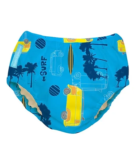 Charlie Banana 2 in 1 Swim Diaper & Training Pants Malibu Extra Large - Blue