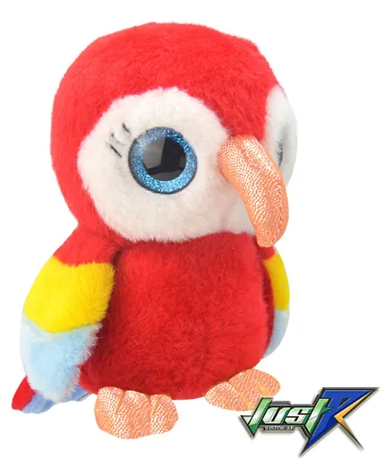 Wild Planet Orbys Parrot Soft Toy Small - Red