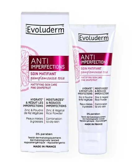 Evoluderm Anti Imperfection Matifying Skin Care Cream - 50 mL