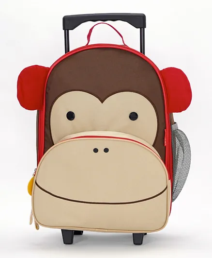 Skip Hop Monkey Zoo Kids Rolling Luggage - 16 Inches