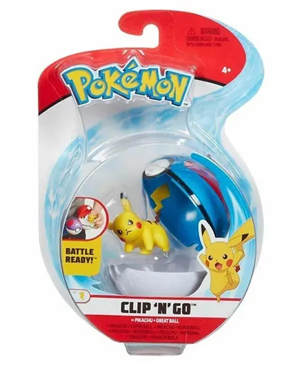 Pokémon Clip N Go Pack of 1 - Assorted Designs