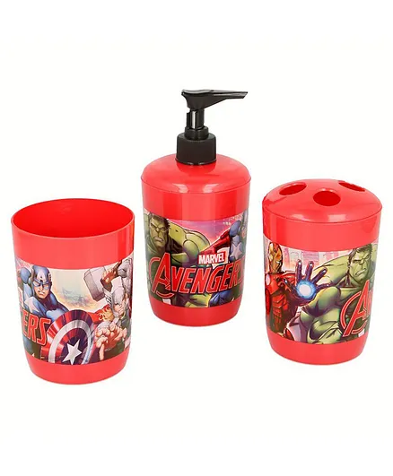 Marvel Avengers Bathroom Set - 3 Pieces