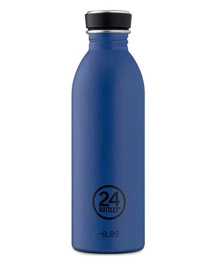 زجاجة ماء ستانلس ستيل الأخف وزنًا من 24 بوتلز أوربان - ذهبي أزرق سعة 1000 مل