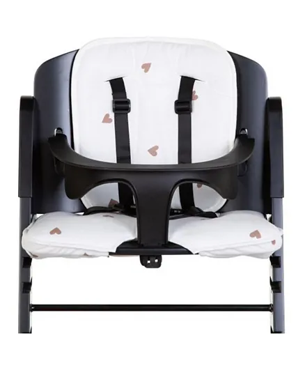 Childhome Hearts Evosit High Chair Cushion - Jersey Hearts