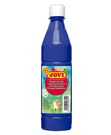 Jovi Liquid Poster Paint Bottle Ultra Marine Blue - 500ml