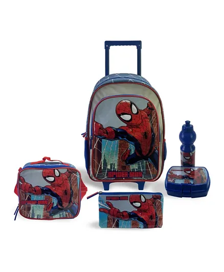 Marvel Spiderman Peter Parker Trolley Box Set 5 In 1 - 16 Inches