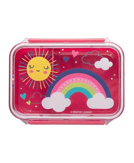 Stephen Joseph Rainbow Bento Box Pink - 1L