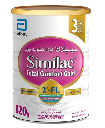 Similac Total Comfort Gold Stage 3 Formula - 820g