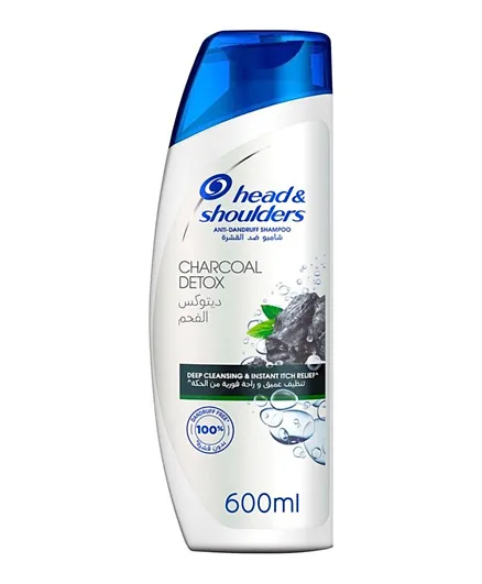 Head & Shoulders Charcoal Detox Anti-Dandruff Shampoo - 600ml