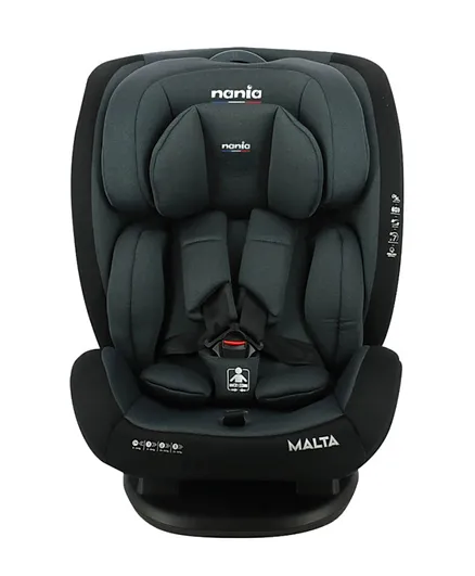 --Nania Malta Convertible Infant Car Seat - Grey Black