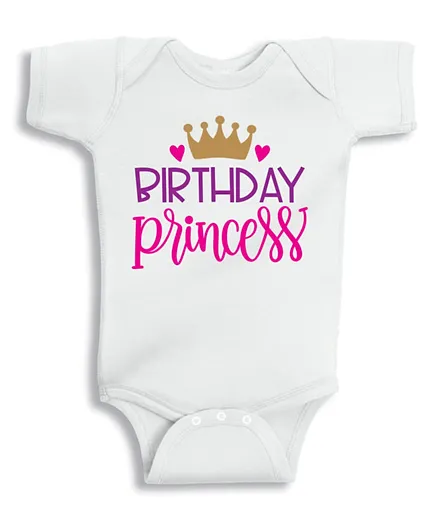 Twinkle Hands Birthday Princess Onesie - Pink