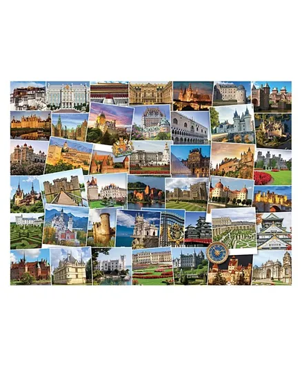 EuroGraphics Castles & Palaces Globetrotter Puzzle - 1000 Pieces