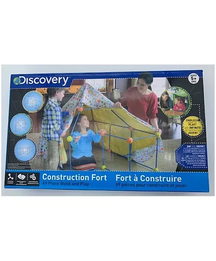 Discovery Toy Construction Fort - 69 Pieces