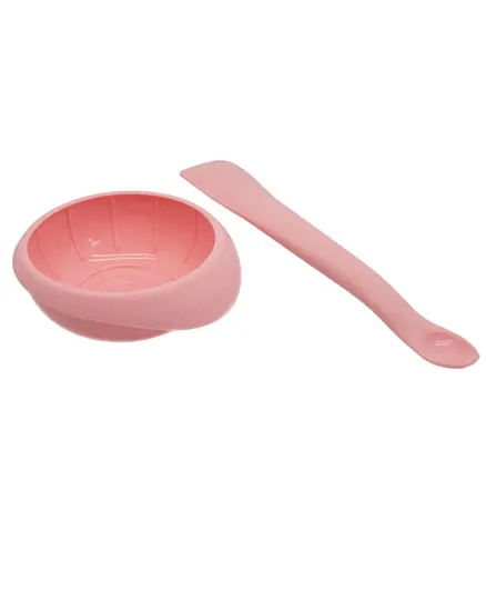 Marcus and Marcus Masher Spoon & Bowl Set- Pink