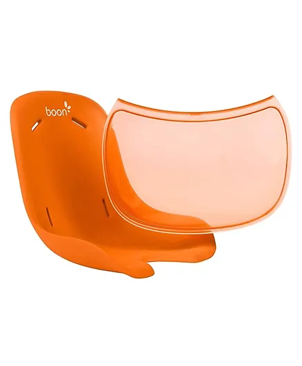 Boon Flair Chair Seat Pad Plus Tray Liner - Orange