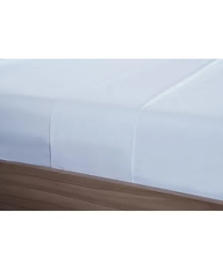 ورقة سرير مسطحة سوليسيتي من بان هوم - أبيض