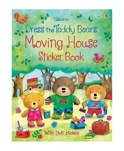 Dress the Teddy Bears Moving House Sticker Book - English