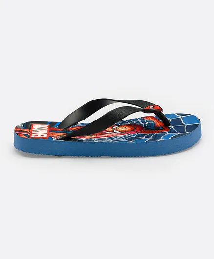 Spiderman Flip Flops - Blue
