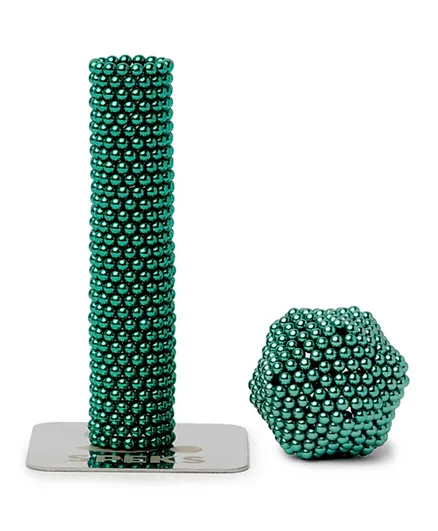 كرات مغناطيسية سبيكس بلون أخضر مزرق - 512 قطعة