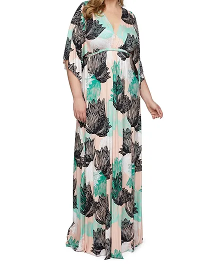 مامز & بامبز - راشيل بالي فستان حمل طويل قفطان الصبار - متعدد الألوان